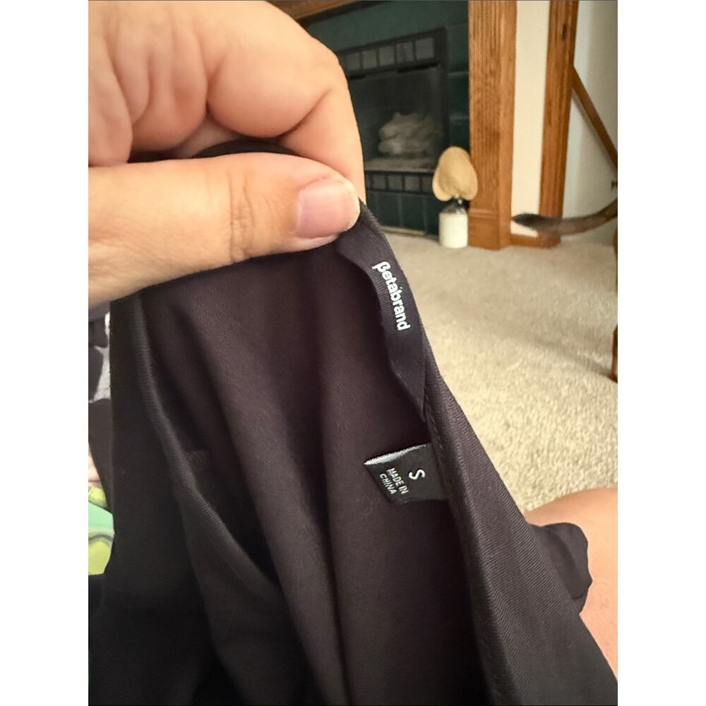 BETABRAND multi pocket comfy long sleeve cotton blend shirt dress S - Picture 2 of 5